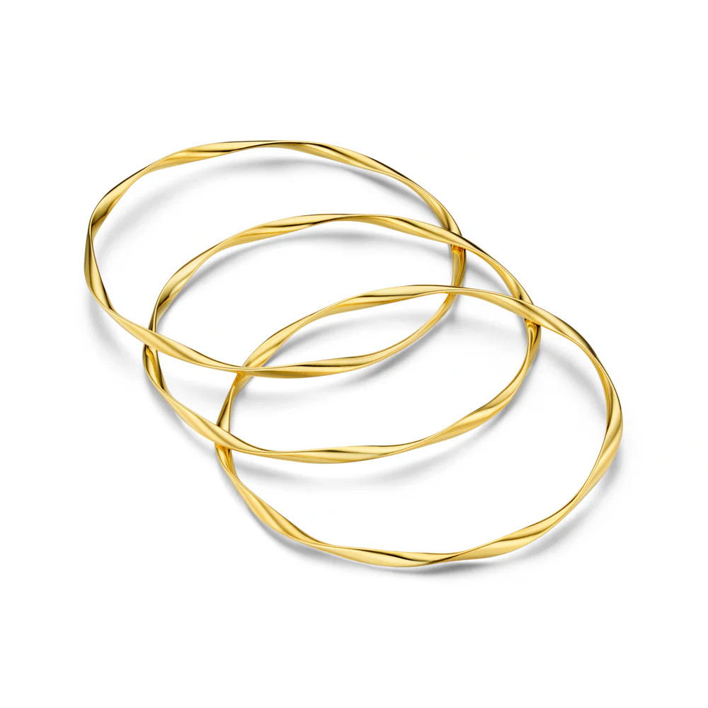 Ribbon Interlocking Bangles | Orelia