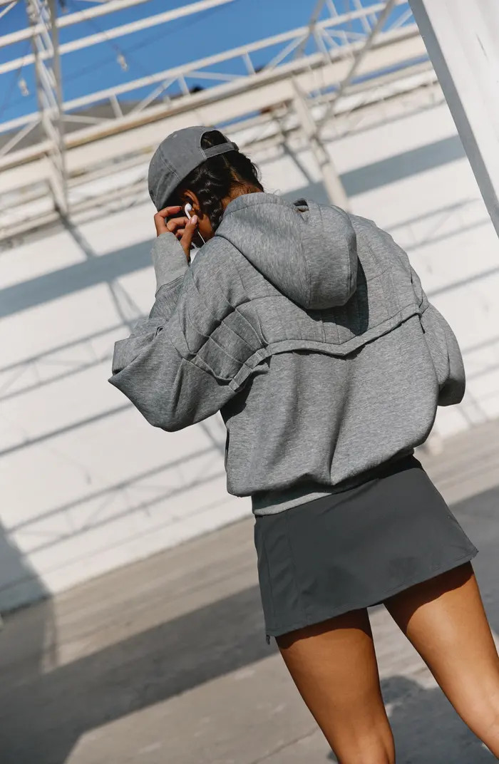 FP Movement Pick It Up Pleat Detail Hoodie | Nordstrom