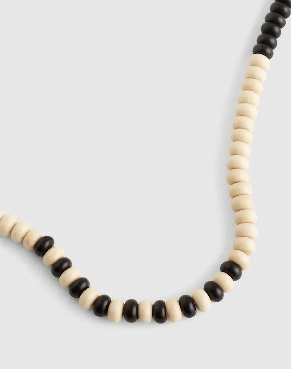 Semiprecious Coral Beaded Choker Necklace | Madewell