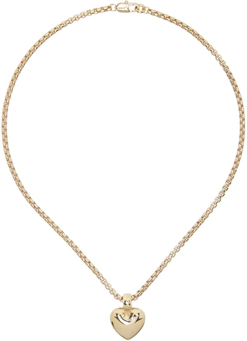Gold Chiara Pendant Necklace | SSENSE