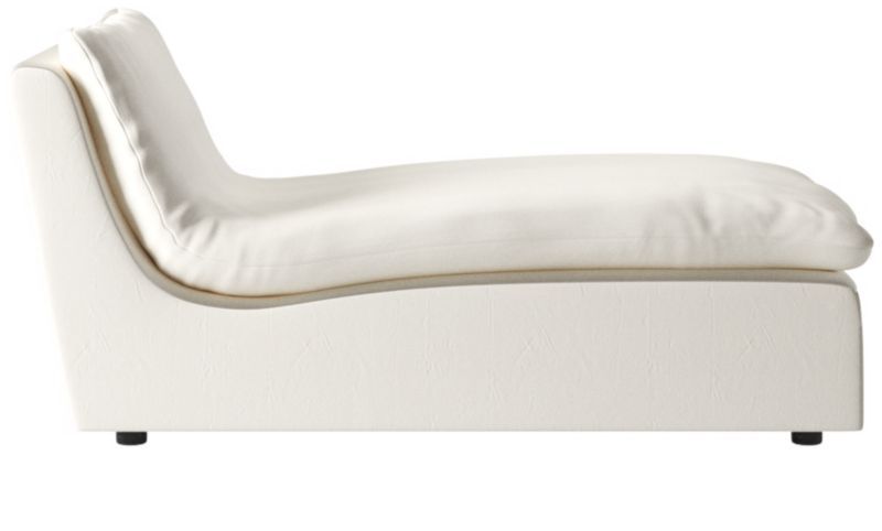 Turn Ivory Chaise Lounge + Reviews | CB2 | CB2