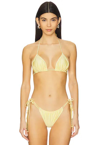 Bananhot Kyma Bikini Top in Daisy Yellow from Revolve.com | Revolve Clothing (Global)