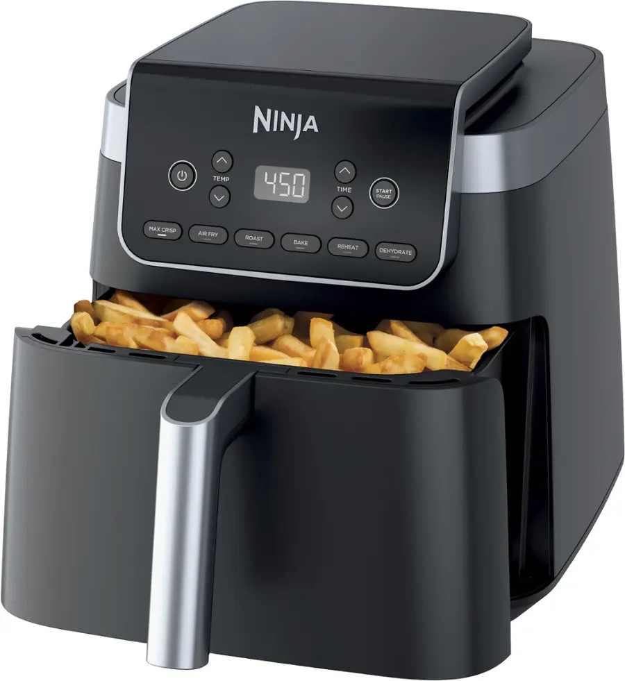 Ninja - Air Fryer Pro XL 6-in-1 with 6.5 QT Capacity - Gray | Best Buy U.S.