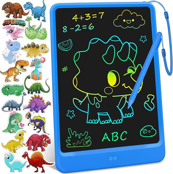 LCD Writing Tablet 12 Inch Toddler Doodle Board, Colorful Drawing Tablet, Erasable Electronic Pai... | Amazon (US)