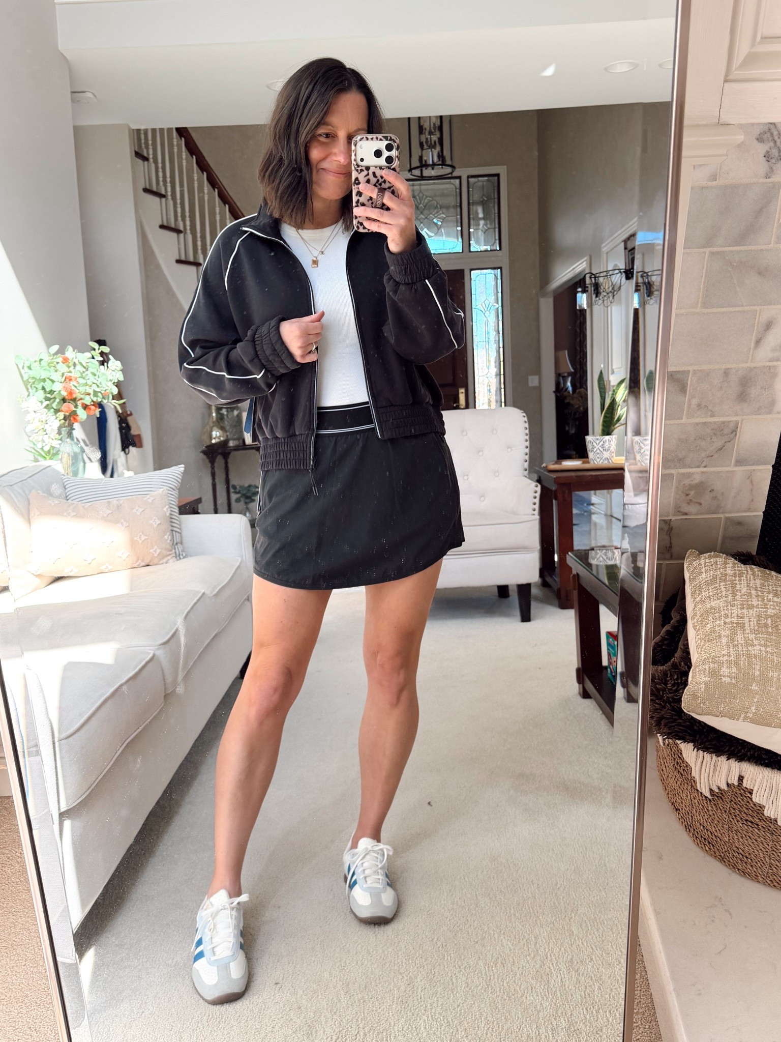 Viral Walmart skort set! 🤩 

Wearing a medium in the jacket and small in the skort!



#LTKOver40 #LTKmomlife #LTKootd
