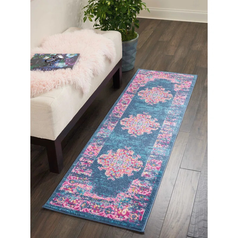 Dorset Navy Blue Area Rug | Wayfair North America