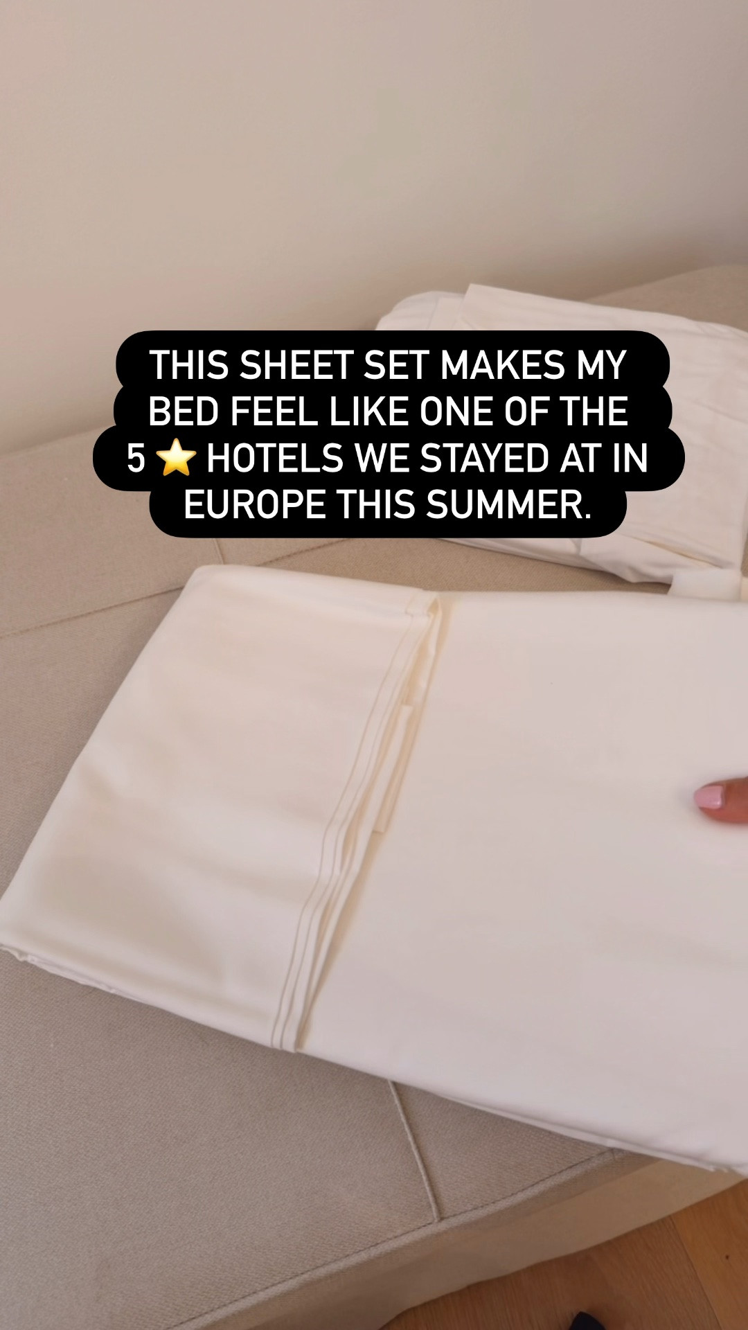 This sheet set makes my bed feel like one of the 5⭐️ hotels we stayed at in Europe this summer

#LTKU #LTKHome #LTKSeasonal