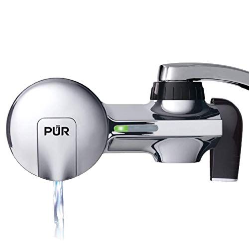 PUR PLUS Faucet Mount Water Filtration System with Bluetooth, Chrome – Horizontal Faucet Mount for C | Amazon (US)