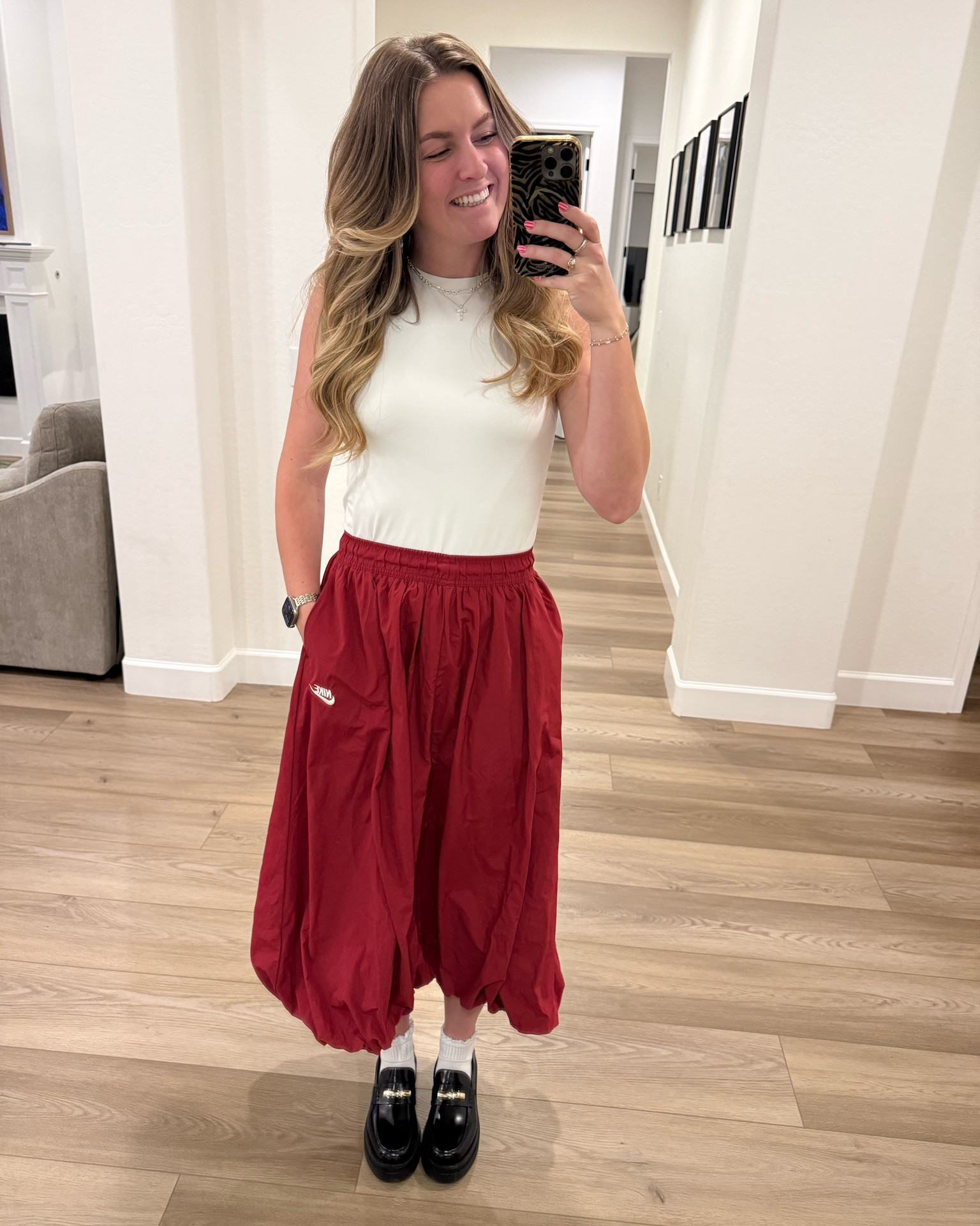 Soooo my bestie loves this tank and actually I grab for it multiple times a week!!! It's not see through, doesn't rub, and so flattering.

#LTKmomlife #LTKSaleAlert #LTKgrwm
