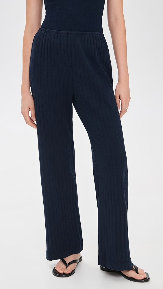 The Pointelle Simple Crop Pants | Shopbop