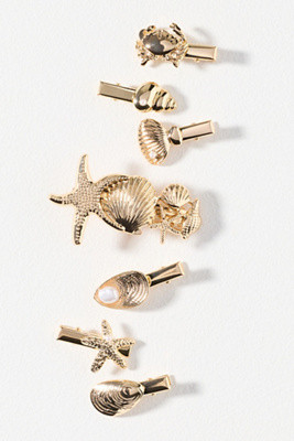 Mermaid Hair Clips, Set of 8 | Anthropologie (US)
