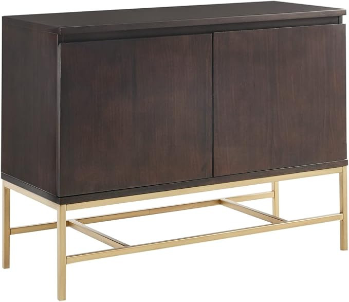 MARTHA STEWART Allister Accent Cabinet for Living Room, Shelves Organizer, Magnetic Closure Door ... | Amazon (US)