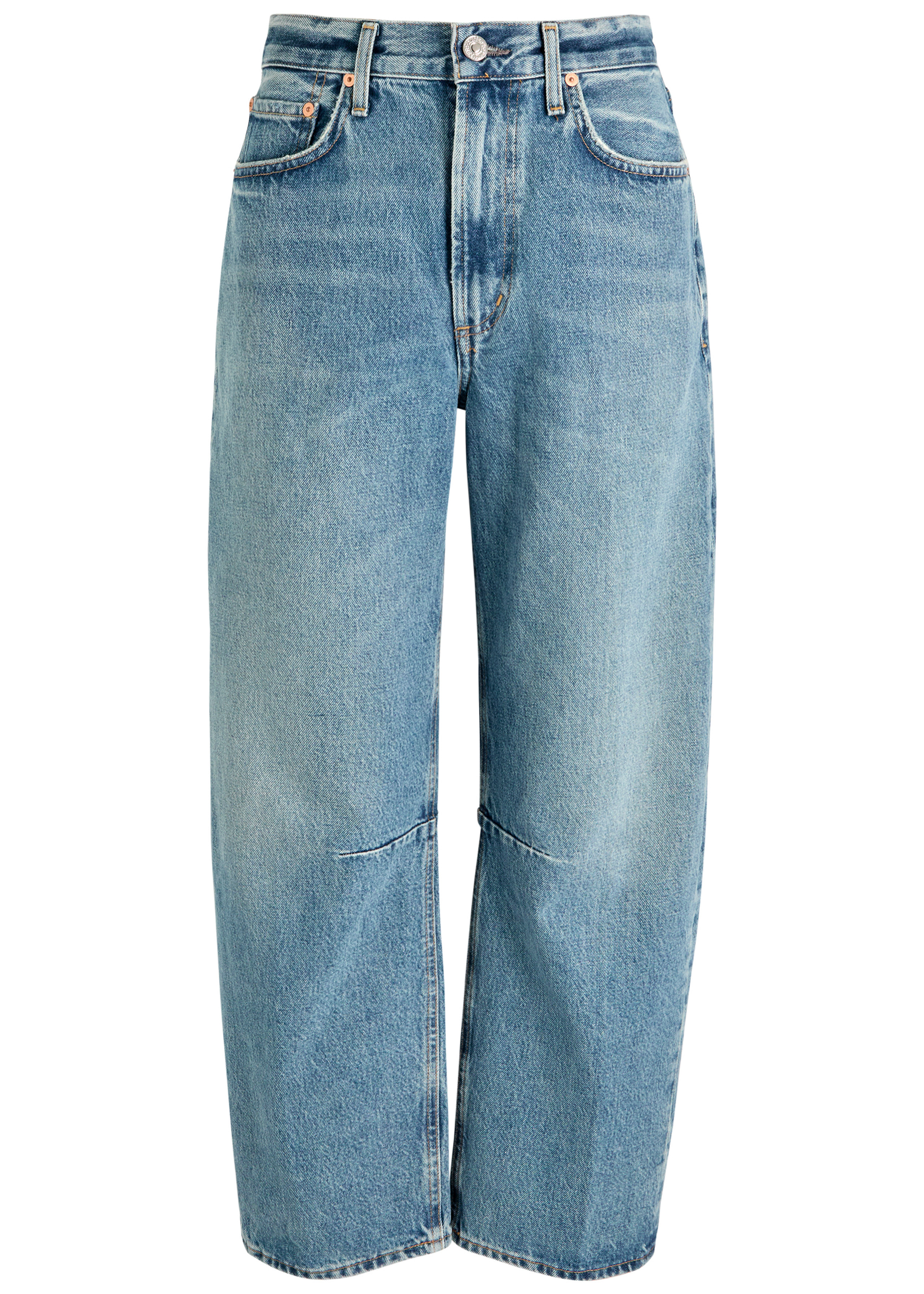 Miro cropped barrel-leg jeans | Harvey Nichols