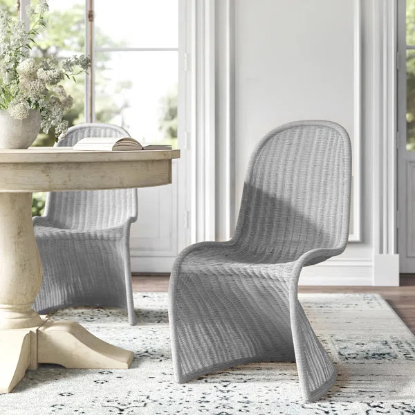 Wicker Rattan Side Chair (Set of 2) | Wayfair North America