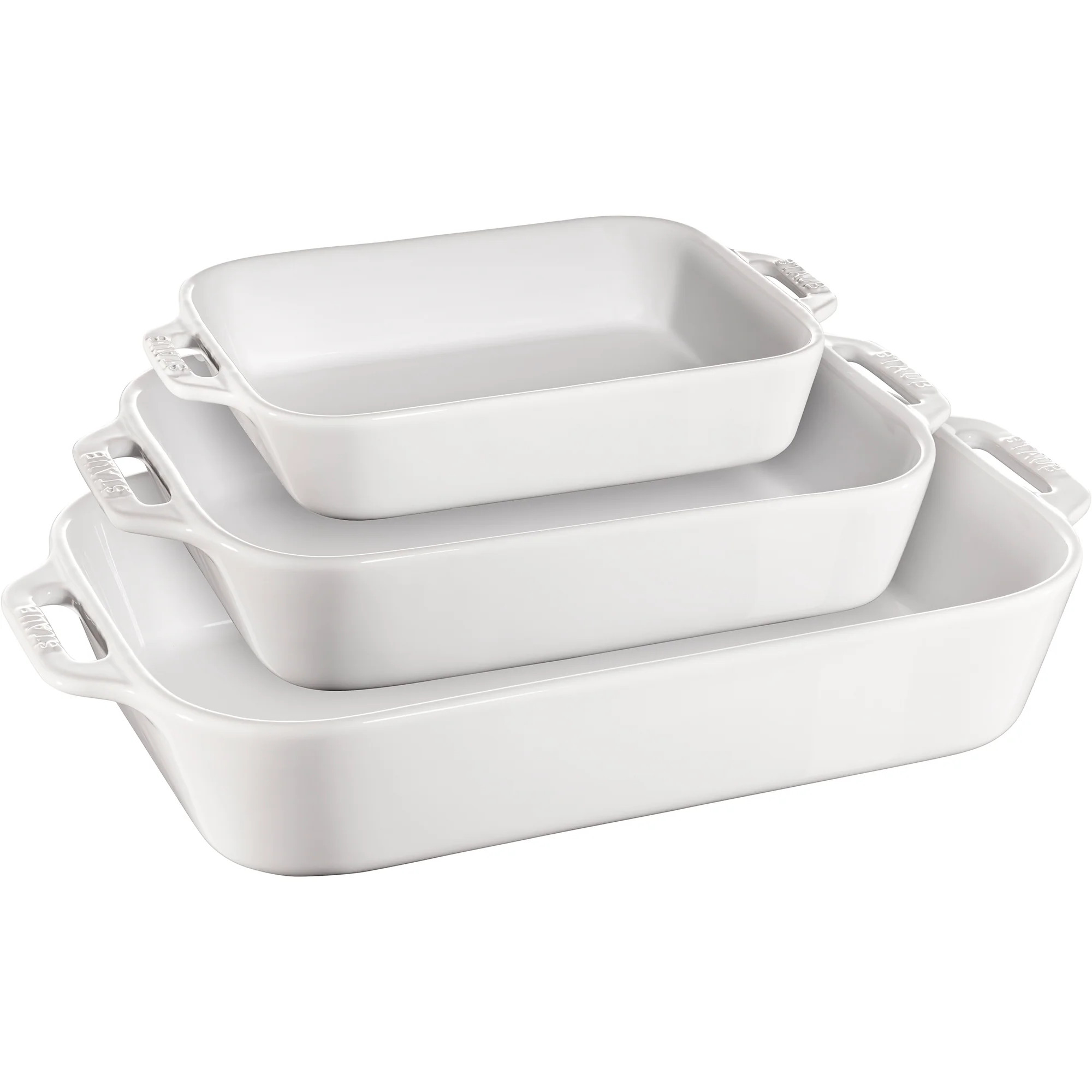 Staub Ceramics 3-pc Rectangular Baking Dish Set | Shop Simon