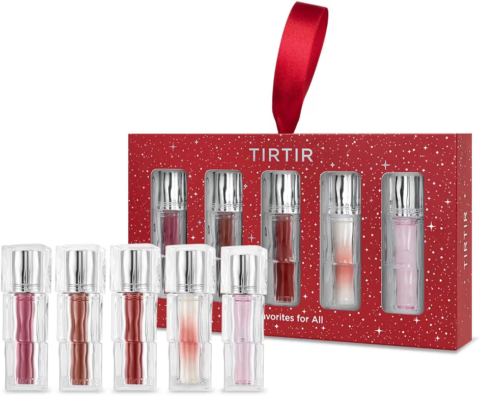 TIRTIR Holiday Lip Stain Gift Set | 12H Lasting Korean Lip Gloss Stocking Stuffers for Women, set... | Amazon (US)