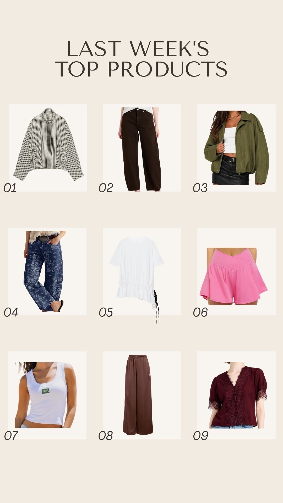 Top Products from last week!!  

Dressupbuttercup.com #dressupbuttercup #dederaad

#LTKootd #LTKmomlife #LTKSeasonal