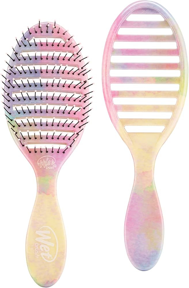 Wet Brush Speed Dry Hair Brush - Stripes (Color Wash) - Vented Design and Ultra Soft HeatFlex Bri... | Amazon (US)