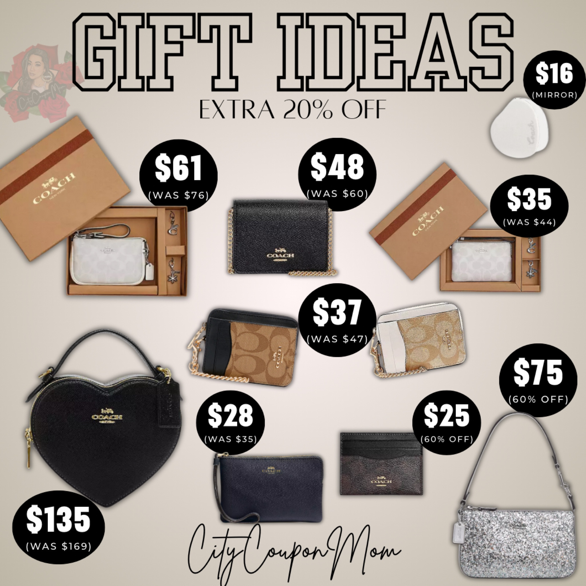 Coach is having an extra 20% off sale & here’s some of my fav finds that’s also perfect for a gift idea! 

#LTKitbag #LTKGiftGuide #LTKsalealert