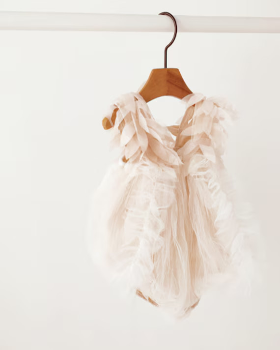 0-12M Baby Girl Romper Dress Special Occasion Newborn Photo | Etsy | Etsy (US)