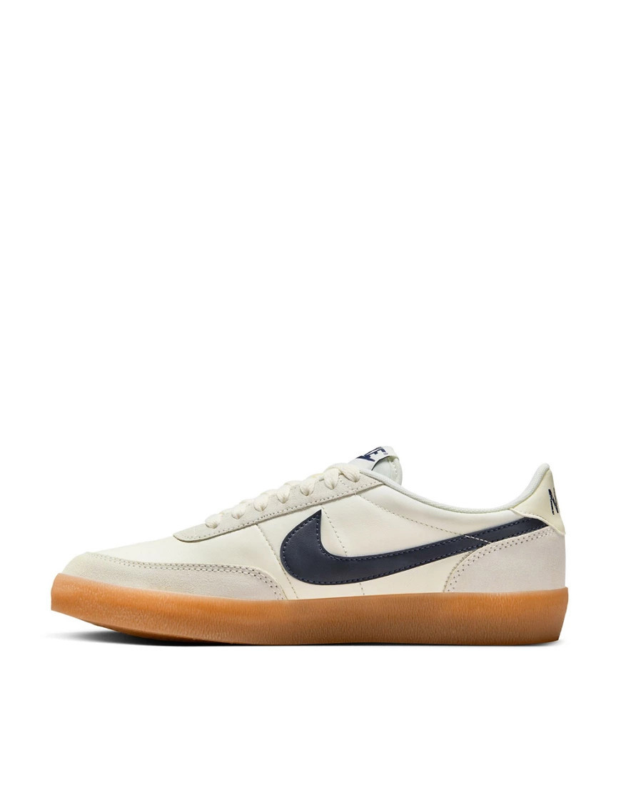 Nike Killshot sneakers with gum sole in white and navy | ASOS (Global)