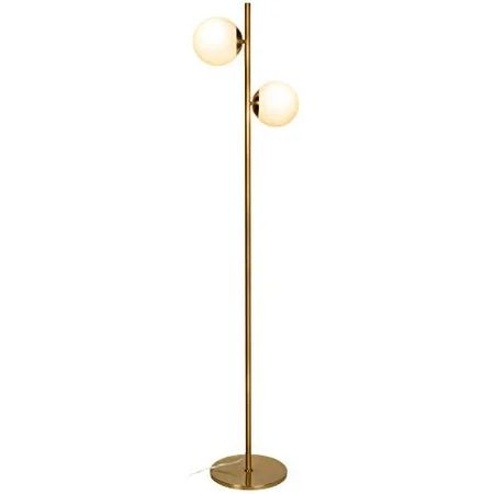 Brightech Sphere 2 LED Floor Lamp Contemporary Modern Frosted Glass Globe Lamp with Three Lights- Ta | Walmart (US)
