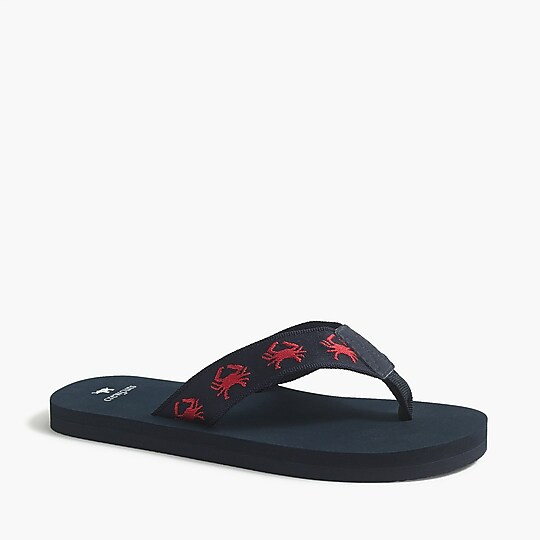 Kids' embroidered flip-flops | J.Crew Factory