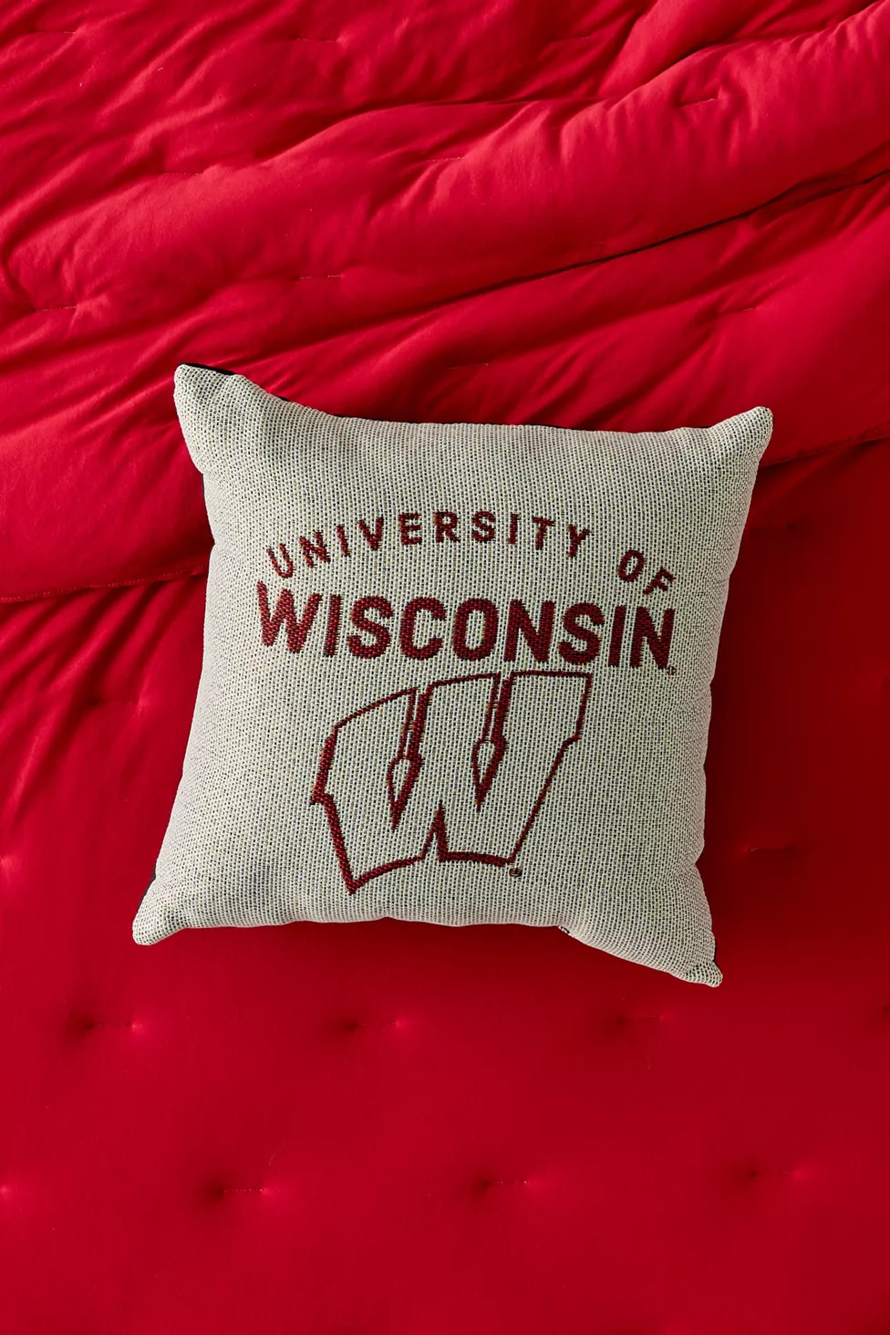 NCAA Collegiate Logo Woven Tapestry Throw Pillow | Urban Outfitters (US and RoW)