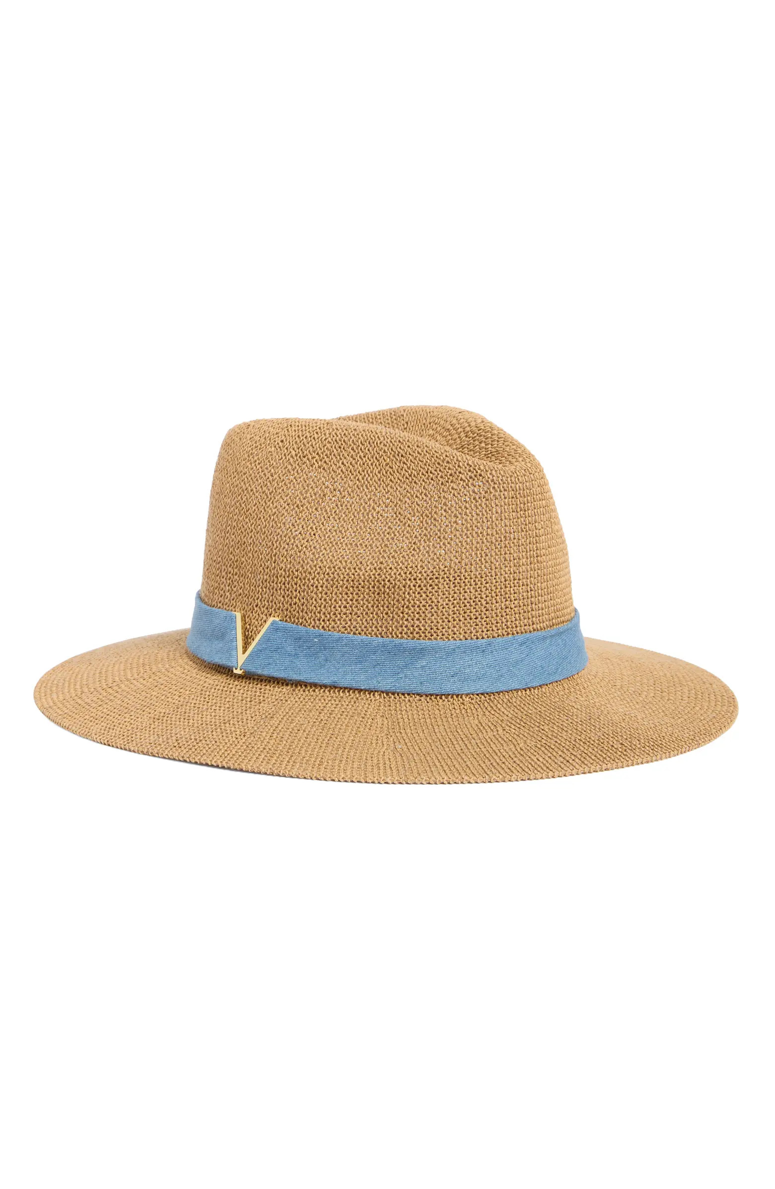 Vince Camuto Packable Straw Knit Panama Hat | Nordstromrack | Nordstrom Rack