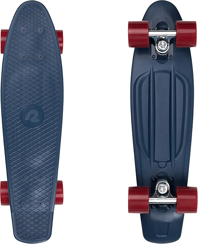 Retrospec Quip Mini Cruiser Skateboard 22.5" Classic Retro Plastic Cruiser Complete Skateboard wi... | Amazon (US)