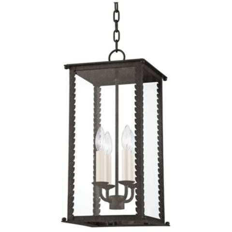 Zuma 21 1/4" High French Iron Outdoor Hanging Light - #125N2 | Lamps Plus | Lamps Plus