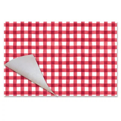 Fall Gingham 24-Sheet Premium Paper Placemats | Wayfair North America