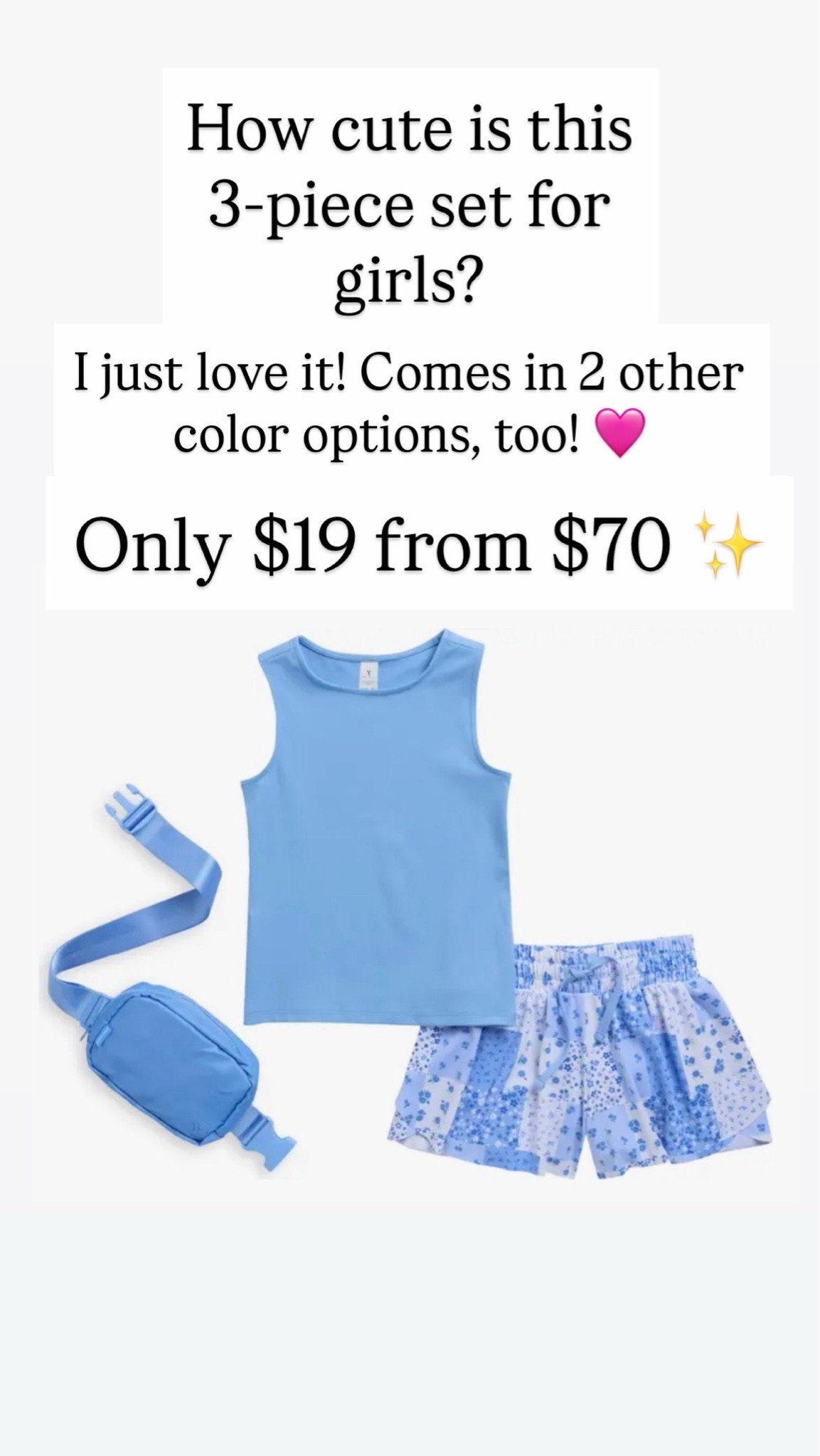 This 3-piece set is adorable! Only $19 from $70!!!!

#LTKKids #LTKSaleAlert