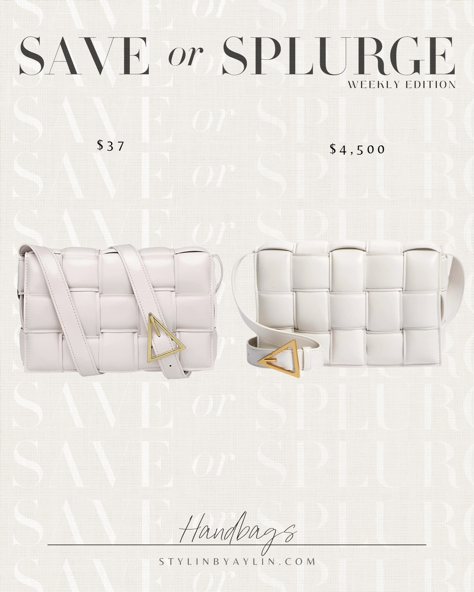 Save vs. Splurge - Handbags, Bottega, padded crossbody #styinbyaylin 

#LTKstyletip #LTKitbag #LTKunder50