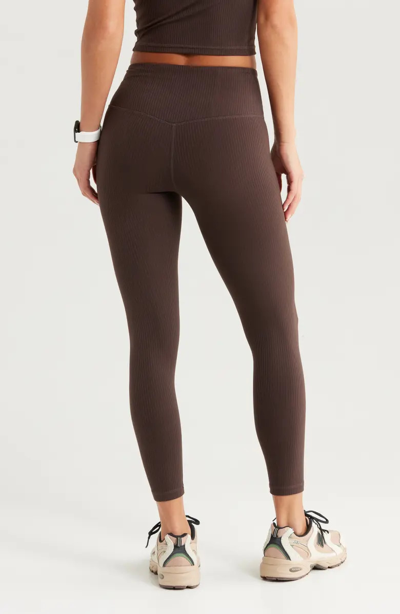 Thrive Rib High Waist 7/8 Leggings | Nordstrom