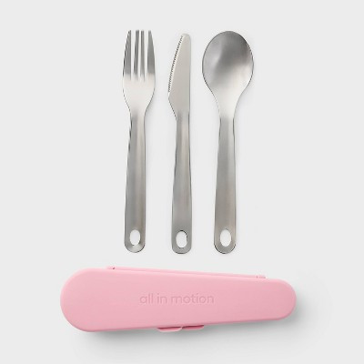 Stainless Steel Cutlery - All In Motion™ Pink | Target
