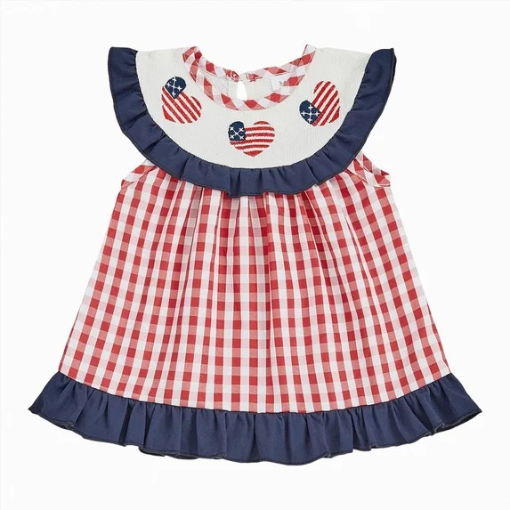Ccpelsie Toddler Baby Girl 4th of July Outfit American Flag 4th of July Dress Kids Girls Summer C... | Walmart (US)