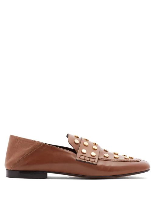 Feenie collapsible-heel leather loafers | Isabel Marant | Matches (US)