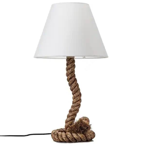 SB Modern Home Nautical Pier Large Rope Table Lamp | Bed Bath & Beyond