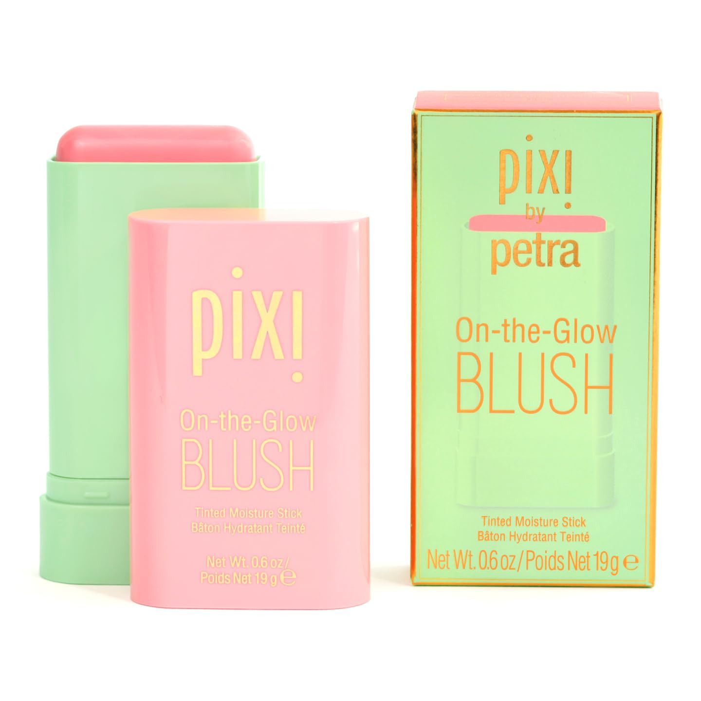 Pixi On-the-Glow Blush - Fleur, Hydrating Tinted Moisture Blush Stick with Ginseng, Aloe Vera & F... | Amazon (US)
