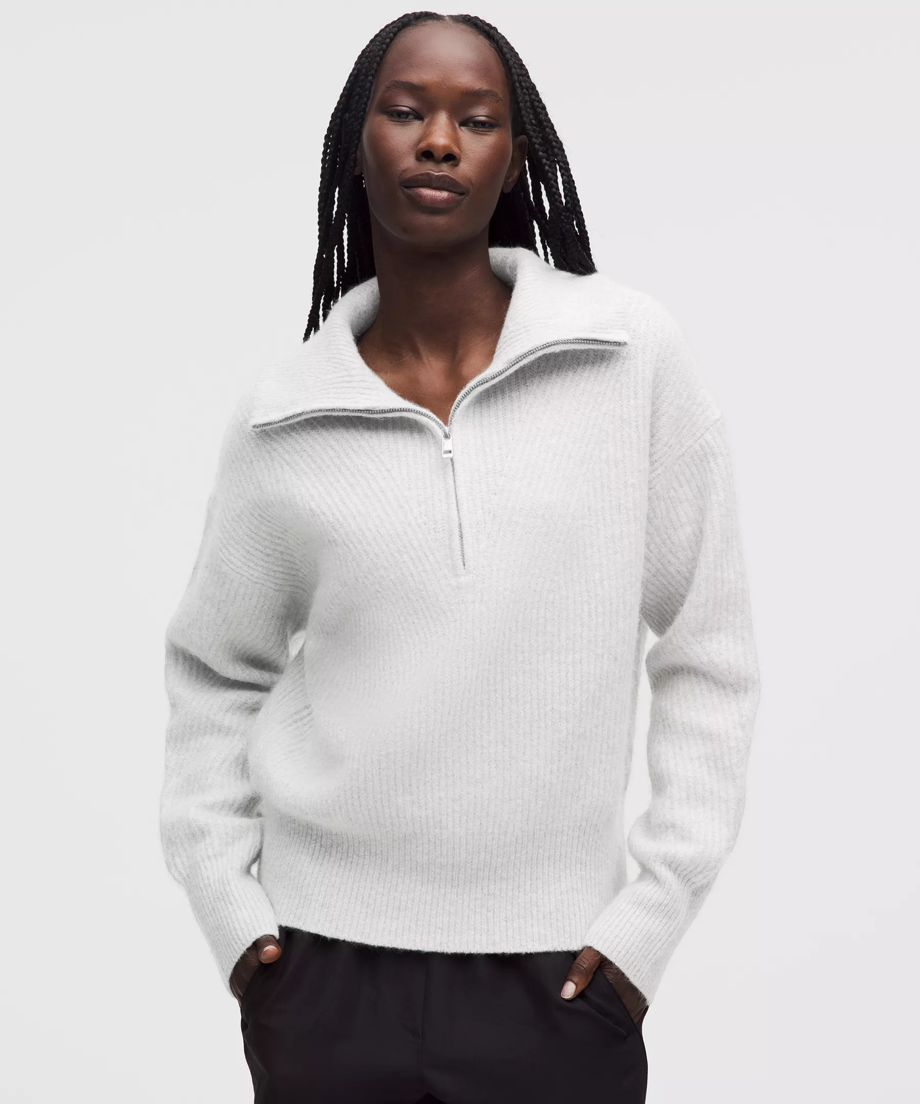 Alpaca-Blend Collared Half-Zip Sweater | Lululemon (US)