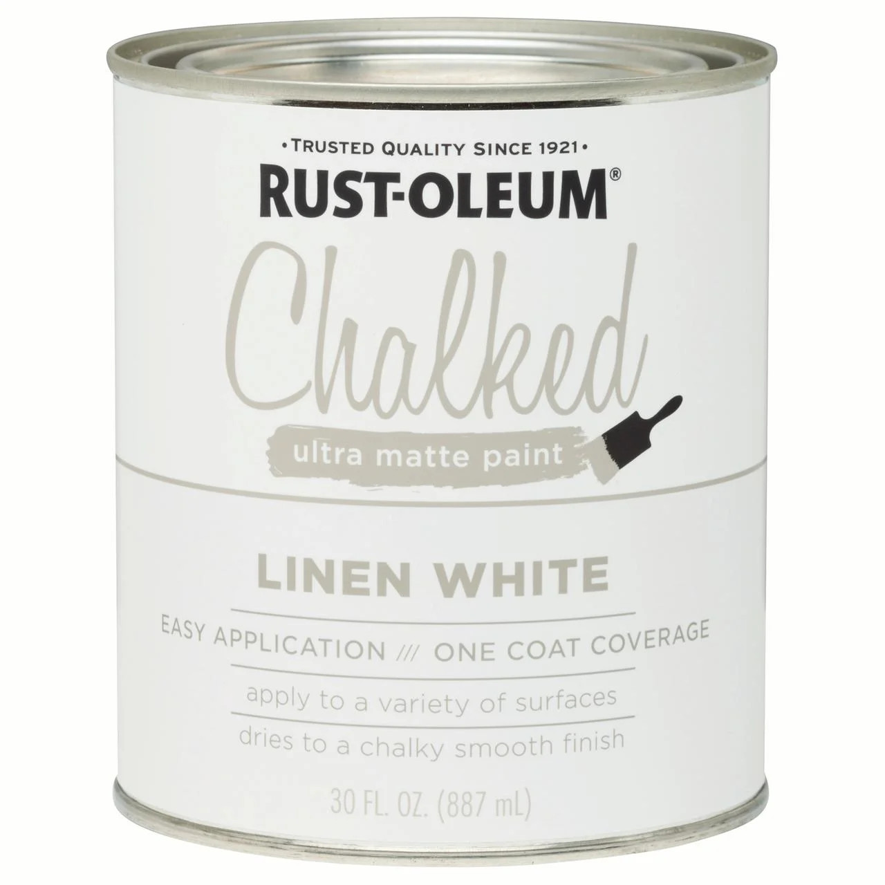 Linen White, Rust-Oleum Chalked Ultra Matte Paint, Quart | Walmart (US)