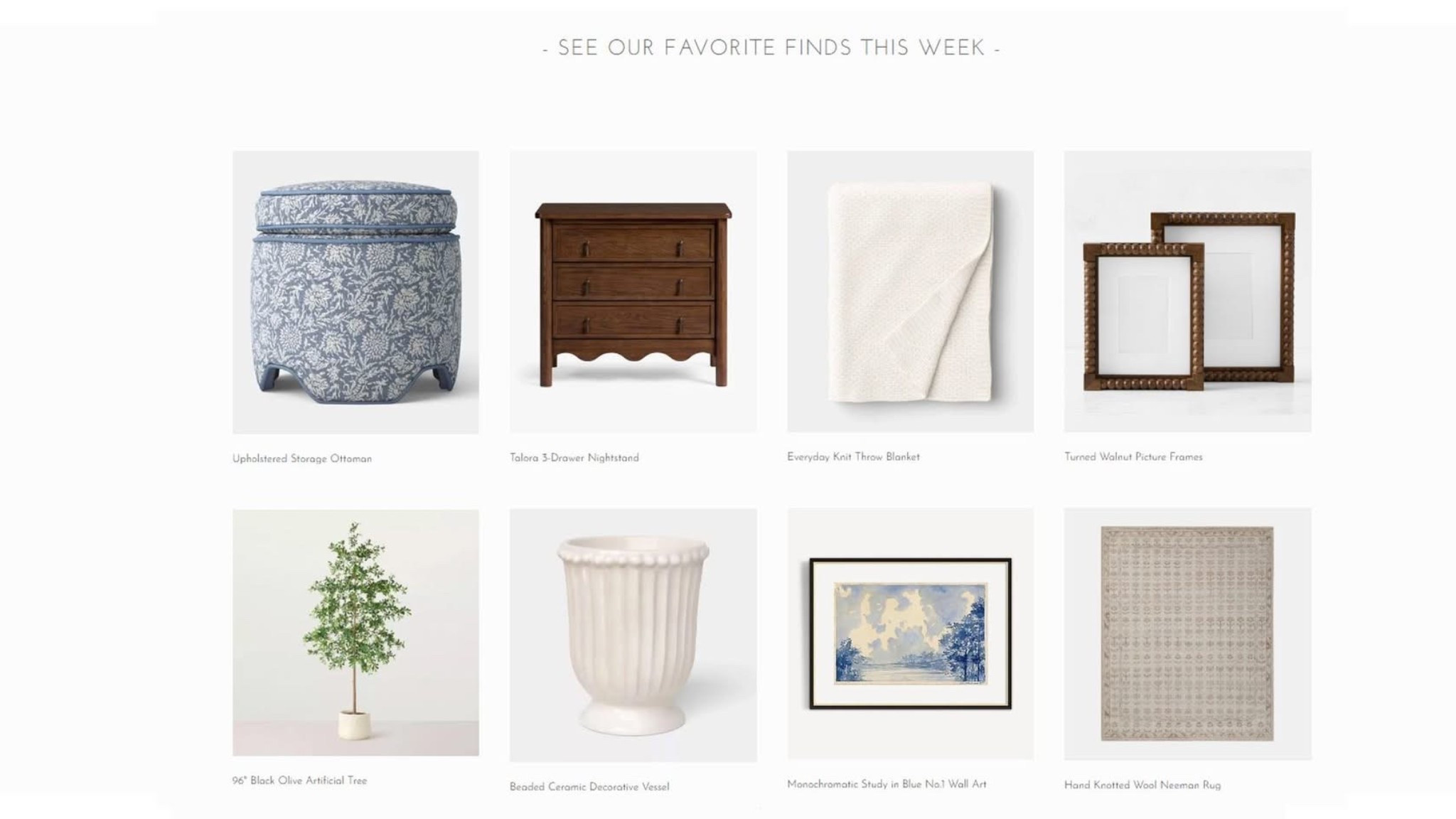 This weeks favorite finds!

#LTKhome