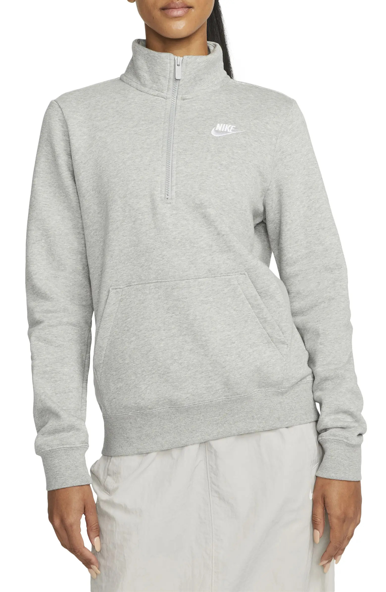 Sportswear Club Fleece Quarter Zip Pullover | Nordstrom Rack