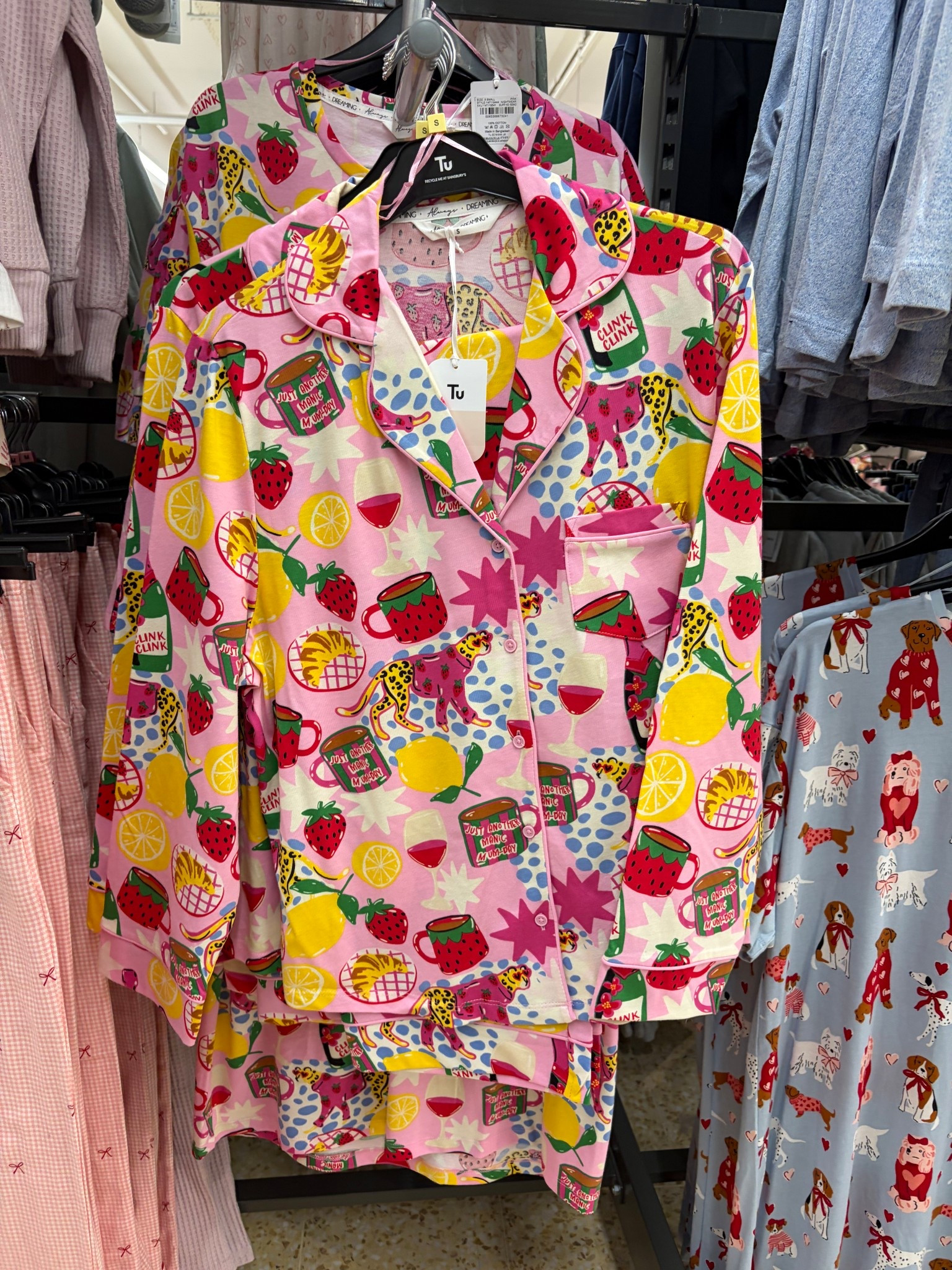 The PERFECT Mother’s Day gift 😍 how gorgeous are these pyjamas?! New in at TU in sainsburys 🍓🍒🪩✨ @TuClothing #tuclothing #pyjamas #pjs #sainsburyspyjamas #mothersdaygift 

#LTKbeauty #LTKgiftguide #LTKuk