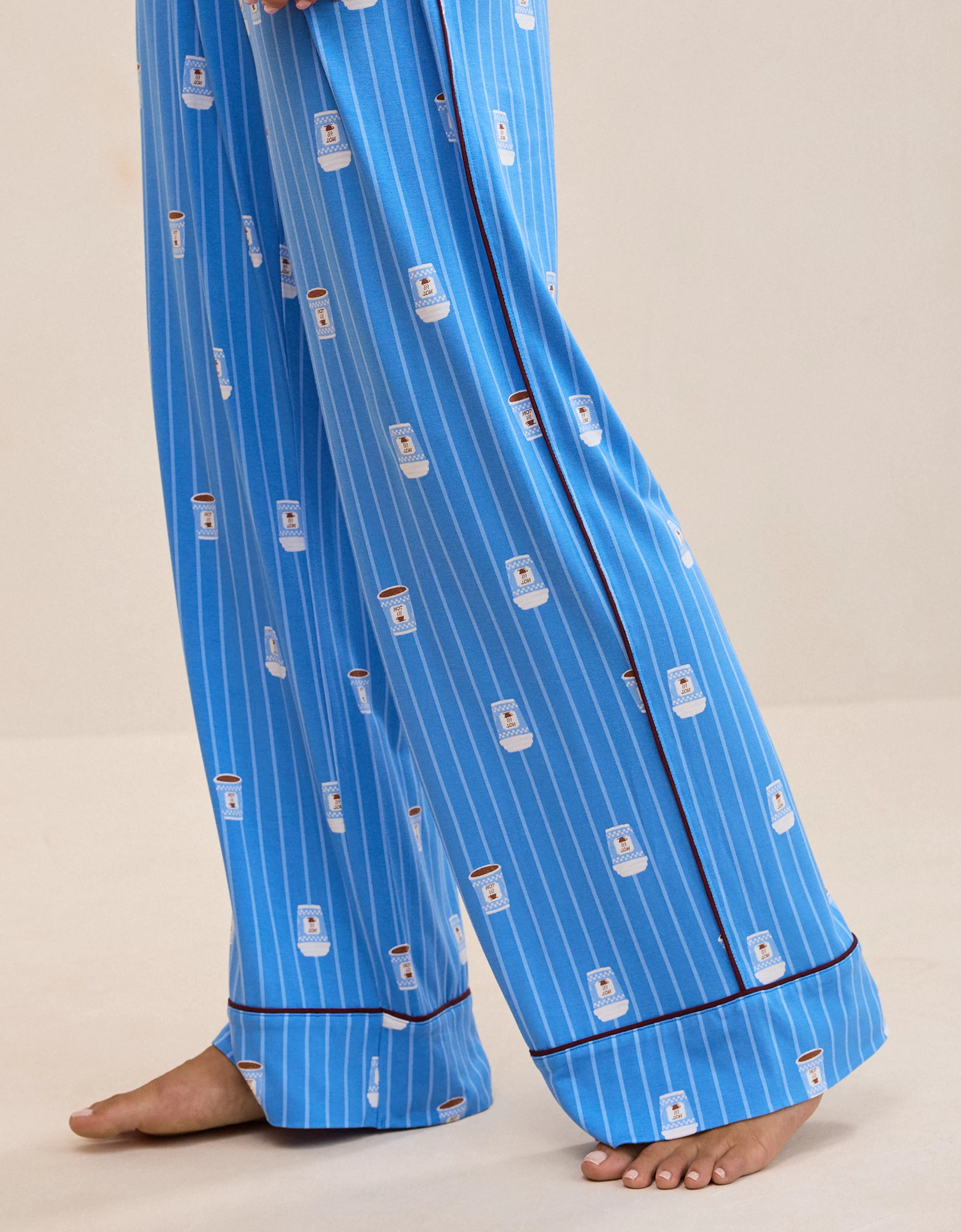 OVERSLEPT by Aerie Real Soft\u00ae Piping PJ Pant | Aerie