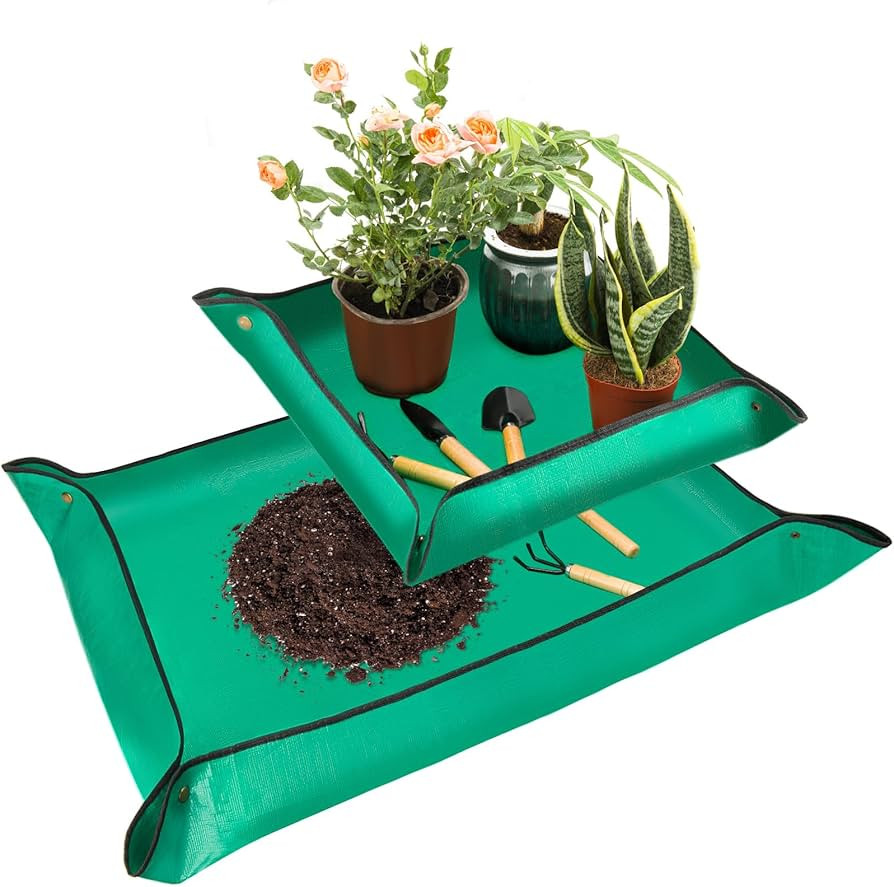 2PCS Repotting Mat, Excellence Indoor Waterproof Plant Transplanting Mat, Professional Gardening ... | Amazon (US)