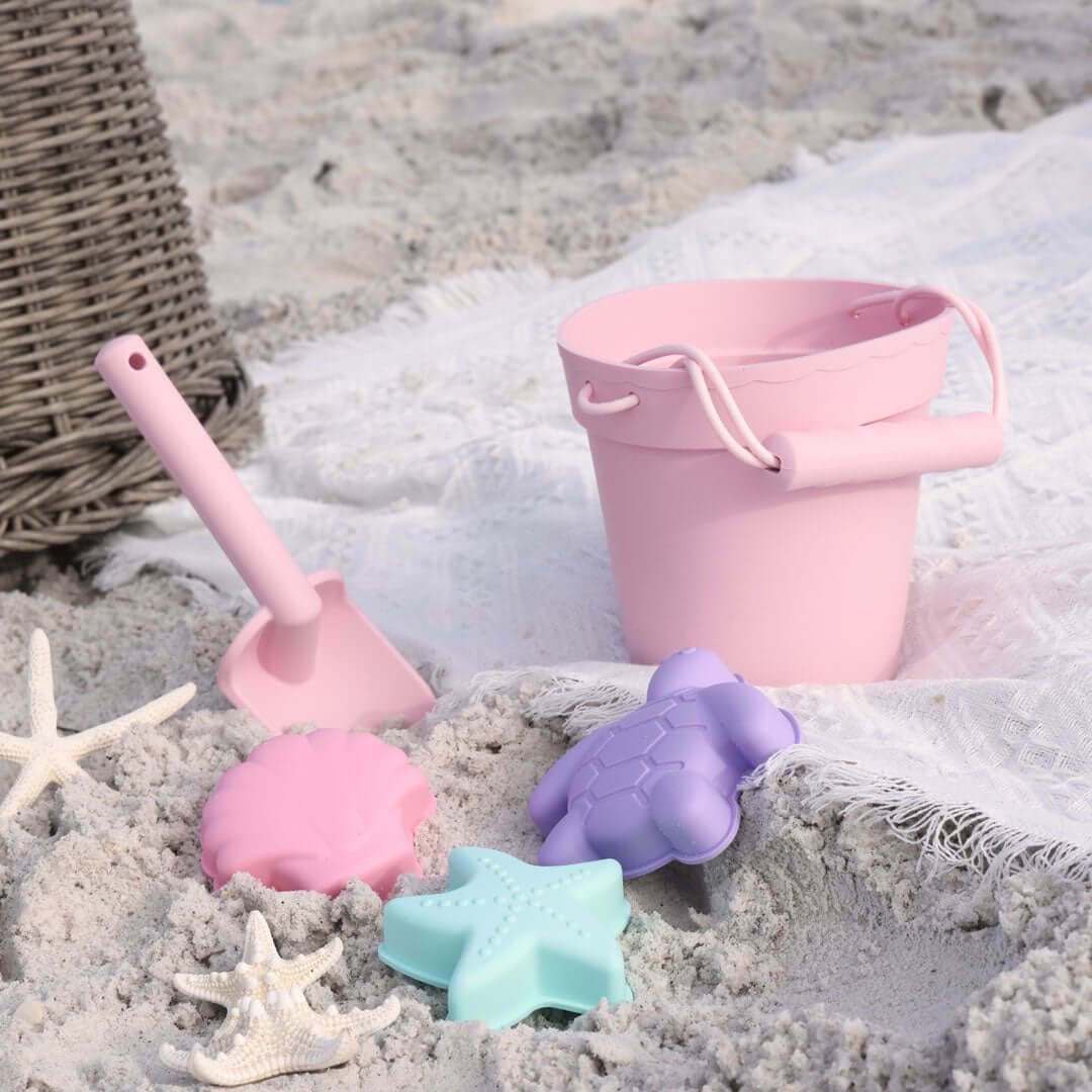 Beach Bucket | Flamingo Pink | Caden Lane