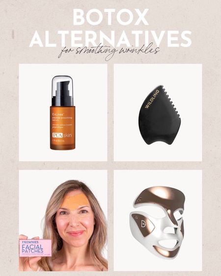 Botox alternatives for smoothing wrinkles - products I use and love 

skincare essentials, wrinkle treatment, favorite skincare products, anti wrinkle skincare, anti wrinkle products, skin and beauty, anti wrinkle mask, led mask

#LTKbeauty #LTKsalealert #LTKunder100