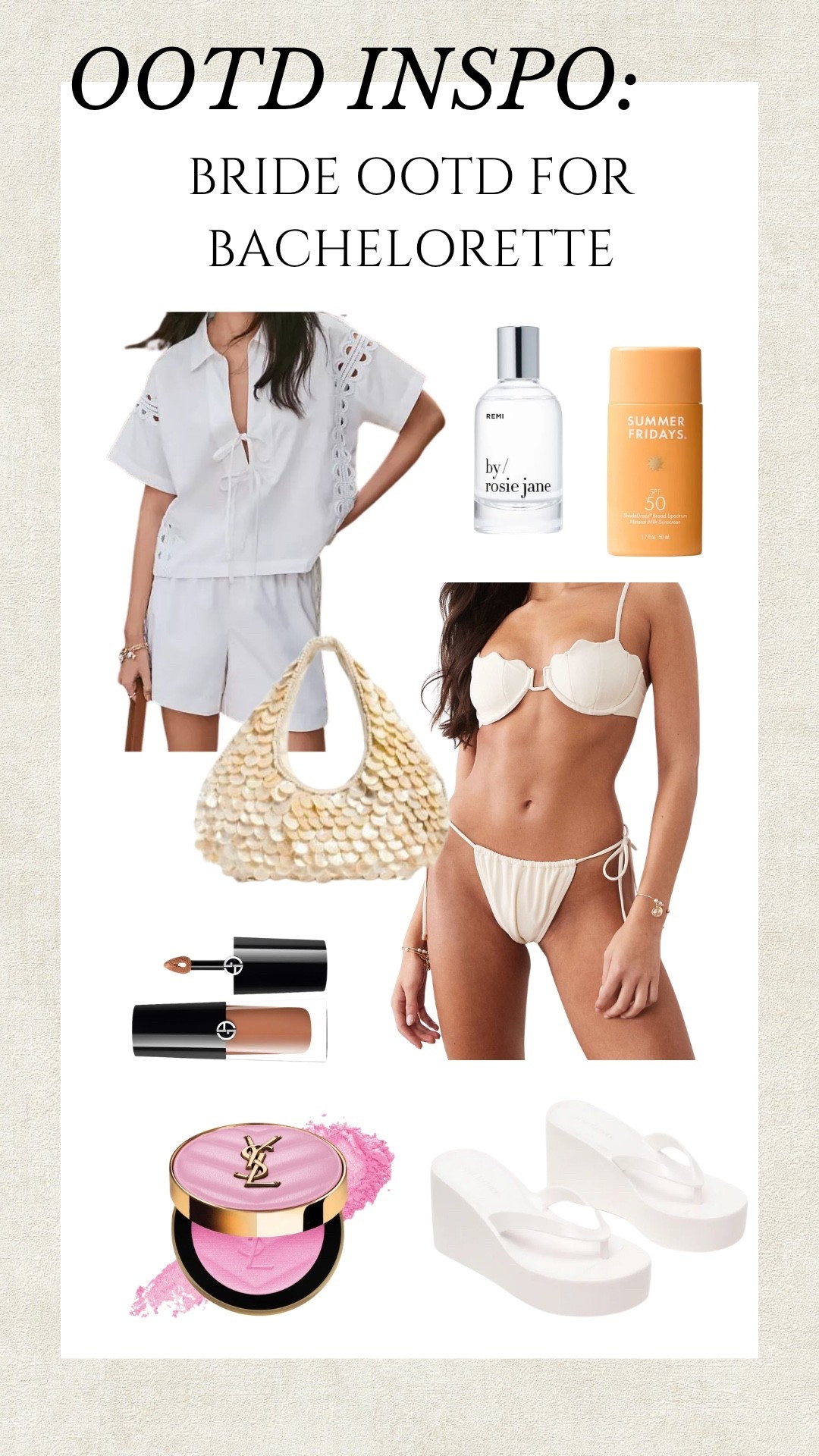 Bachelorette ootd for the bride to be!